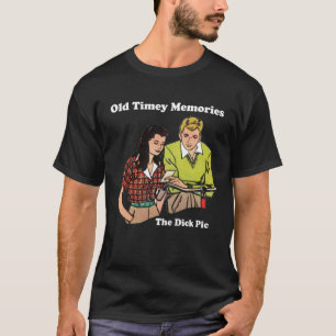 Camiseta Memórias antigas de Timey Weiner fotos engraçados