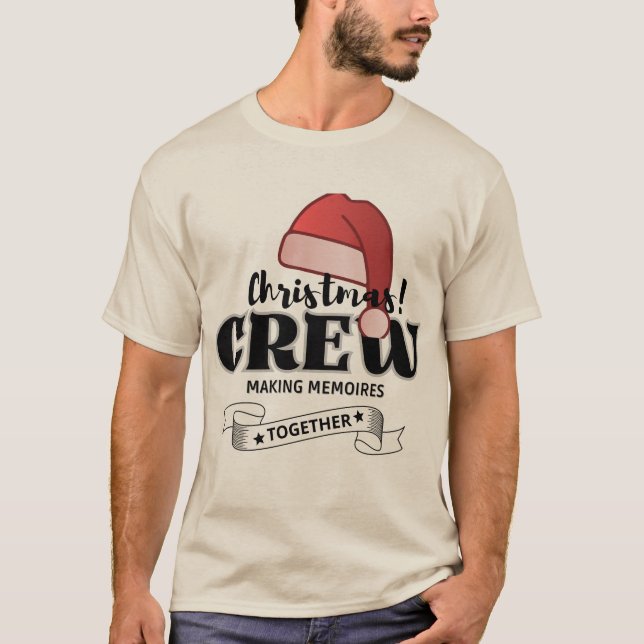 Camiseta Memórias de Fazer da Tripulação de Natal Juntas (Frente)