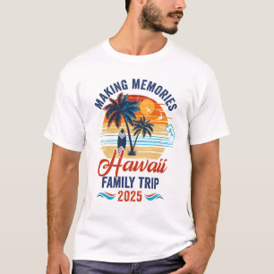 Camiseta Memórias de Fazeres da Família Aloha Hawaii 2025