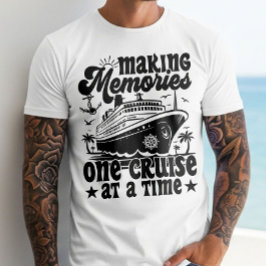 Camiseta Memórias de fazeres Um Cruise Family Cruise Combin