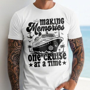 Camiseta Memórias de fazeres Um Cruise Family Cruise Combin