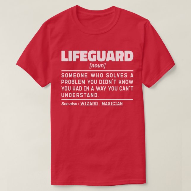 Camiseta Memórias de Guarda de praia certificadas pelo Life (Frente do Design)