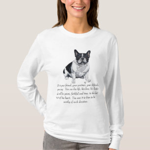 Camiseta Memórias de Louvor ao Bulldog Francês