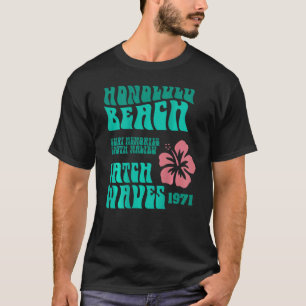 Camiseta Memórias de Surf da Praia de Honolulu Sul Malibu C