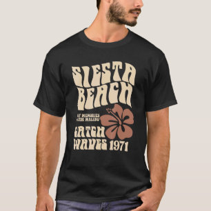 Camiseta Memórias de Surf da Praia de Siesta Malibu do Sul