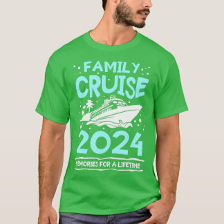 Camiseta Memórias Do Cruise Familiar 2024 Para Uma Vacinaçã