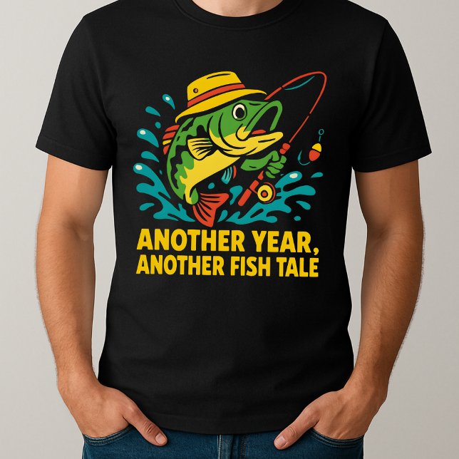 Camiseta Memórias do dia de os pais pescando com Pai (Criador carregado)