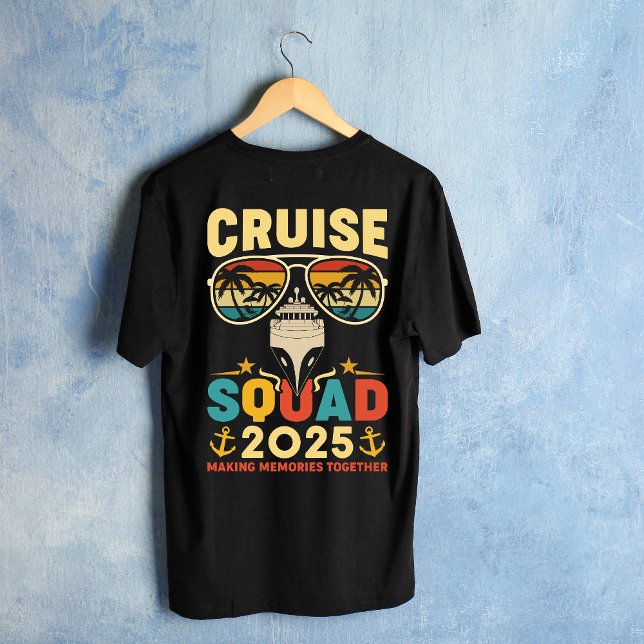 Camiseta Memórias do Fazer Cruise Squad 2025 Juntas (Criador carregado)