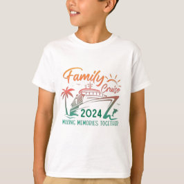 Camiseta Memórias do Fazer da Family Cruise 2024 Juntas