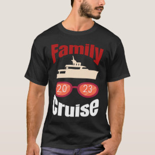 Camiseta Memórias do fazer de férias de cruzeiro da família