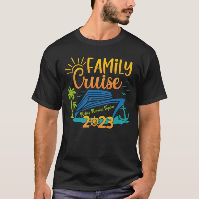 Camiseta Memórias do Fazer do Family Cruise 2023 Juntas (Frente)