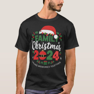 Camiseta Memórias do Fazer do Natal da Família 2024 Juntas