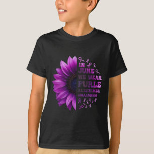 Camiseta Memórias importam Alzheimer Púrpura Alzheimer Alzh