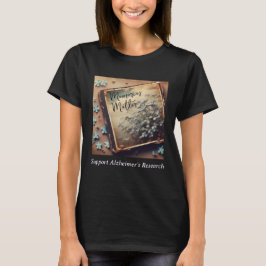 Camiseta "Memórias Importam" Conscientização e Pesquisa sob
