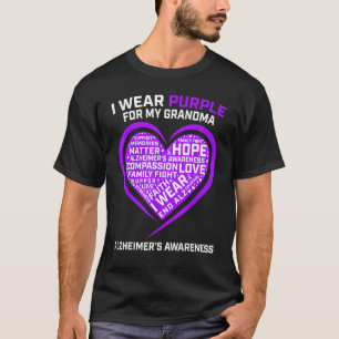 Camiseta Memórias Matam Alz Avó Alzheimers Awarene