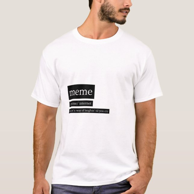 Camiseta Memórias - Pronúncia e Definição T-Shirt (Frente)