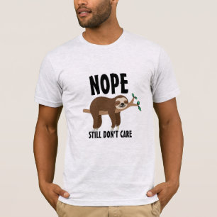Camiseta Memórias Sloth Personalizadas Piadas Sloth engra