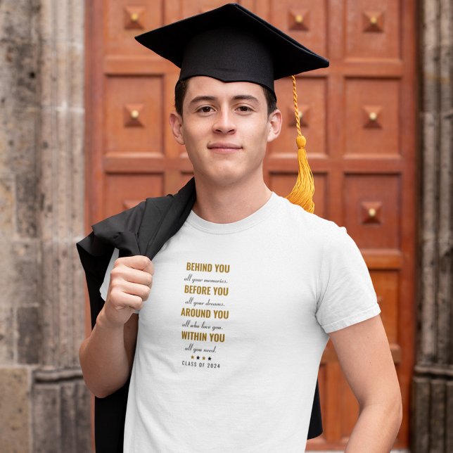 Camiseta Memórias Sonhos Amar Classe de 2024 (Criador carregado)