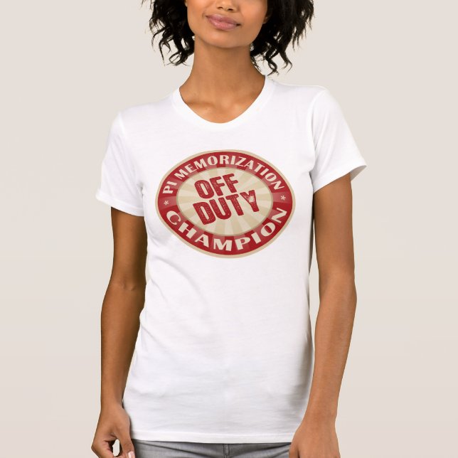 Camiseta Memorização fora de serviço do Pi (Frente)