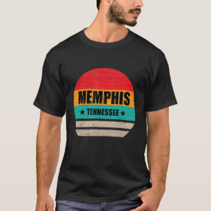 Camiseta Memphis Tennessee Retro Vintage Sunset nos Estados