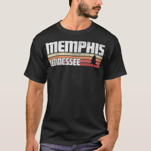 Camiseta Memphis Tennessee TN Gift Retro Style Vintage 70s