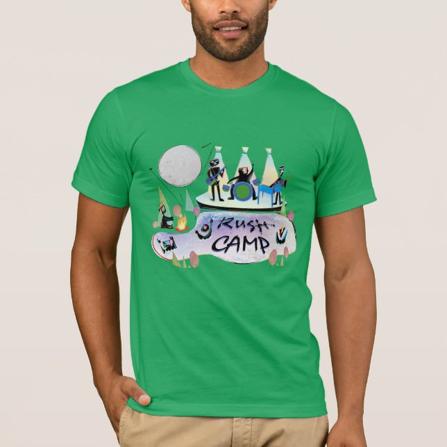 Camiseta Men Bella Canvas Basic T Shirt Vivid Kelly Grn (Frente)