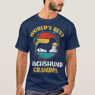 Camiseta Men Dachshund Grandpa Funny Weenie Cog Lover Weine