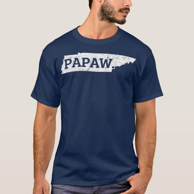 Camiseta Men Papaw T Tennessee T avô do Tennessee (Frente)