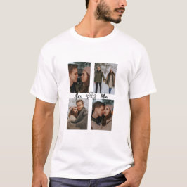 Camiseta Men’s Forever Us Valentine Shirt Custom Photos
