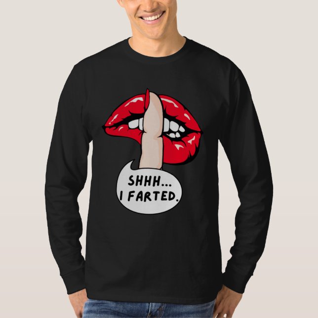 Camiseta Men Shhh I Farted Dabbing Gammer Retro Games Girl (Frente)