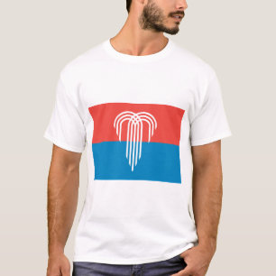 Camiseta Men T Shirt with Flag of Kansas City, Missouri
