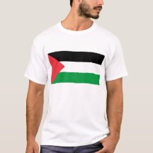 Men T Shirt with Flag of Palestine