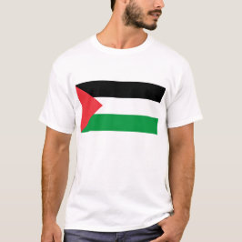 Camiseta Men T Shirt with Flag of Palestine