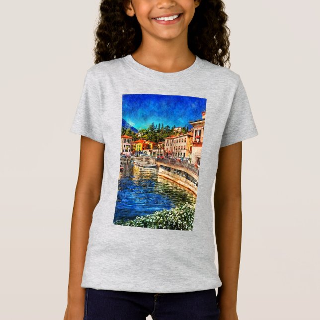 Camiseta Menaggio em Como Lake, Itália (Frente)