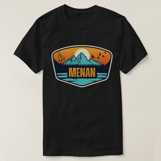 Camiseta Menan, Idaho (Frente do Design)