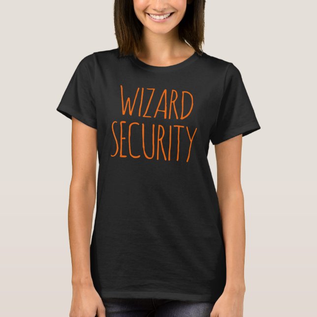 CAMISETA MENÇÕES DE SEGURANÇA DO ASSISTENTE DE CUSTO INFERI (Frente)