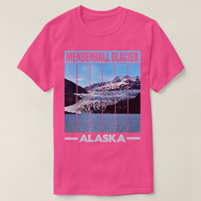Camiseta Mendenhall Glacier Alaska (Frente do Design)