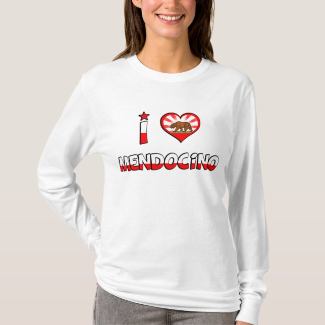 Camiseta Mendocino, CA (Frente)