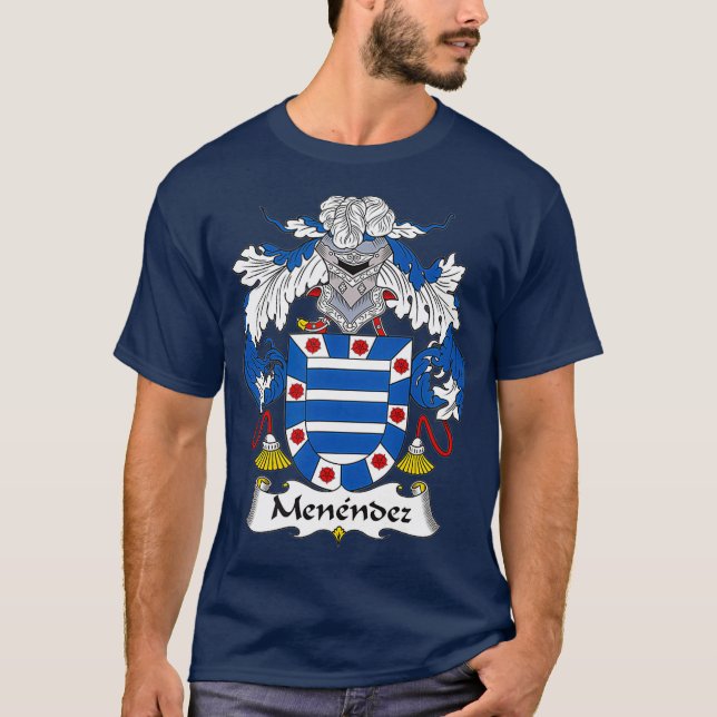 Camiseta Menendez Coat of Arms  Family Crest (Frente)
