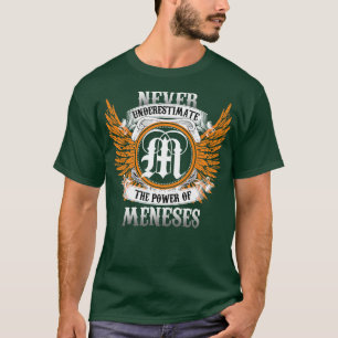 Camiseta Menese Name Shirt Nunca Subestime A Potência O