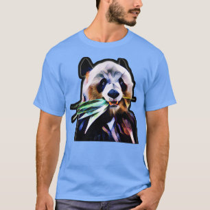 Camiseta Meng Xiang ursinho-panda comia bambu Berlim