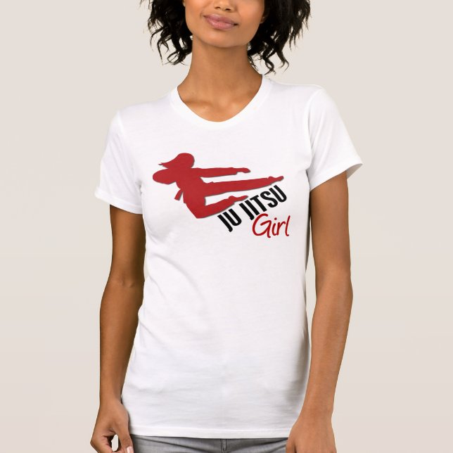 Camiseta Menina 1,1 de JU JITSU (Frente)