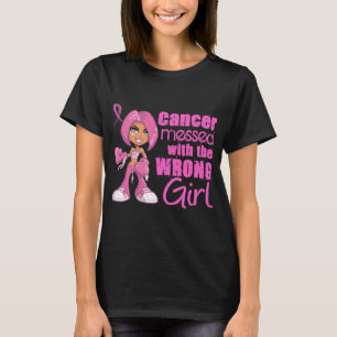 Camiseta Menina 1 do combate do cancro da mama