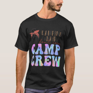 Camiseta Menina Acampando Cabelo Não Se Importa Equipe de A
