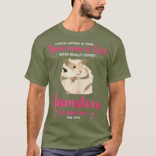 Camiseta Menina Adora Presente De Hamster Para Mulheres Pro