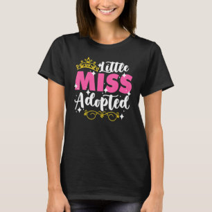 Camiseta Menina Adotada O Dia Do Apanho Para Uma Criança Ad