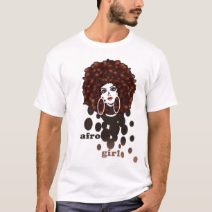 Camiseta menina afro