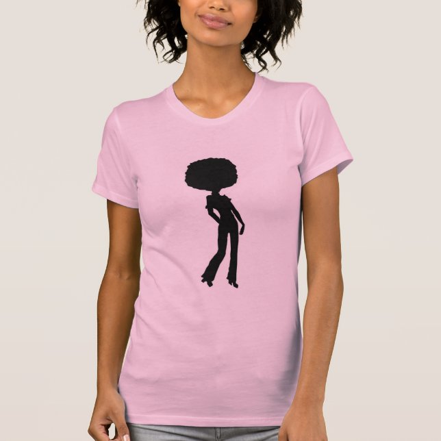 Camiseta menina afro (Frente)