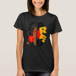 Camiseta Menina Afro Bloqueia Menina Zodíca Sinaliza Nascim