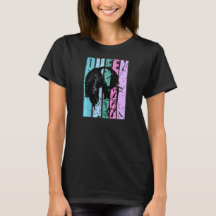 Camiseta Menina Afro Menina Cabelo Natural Americano Curly